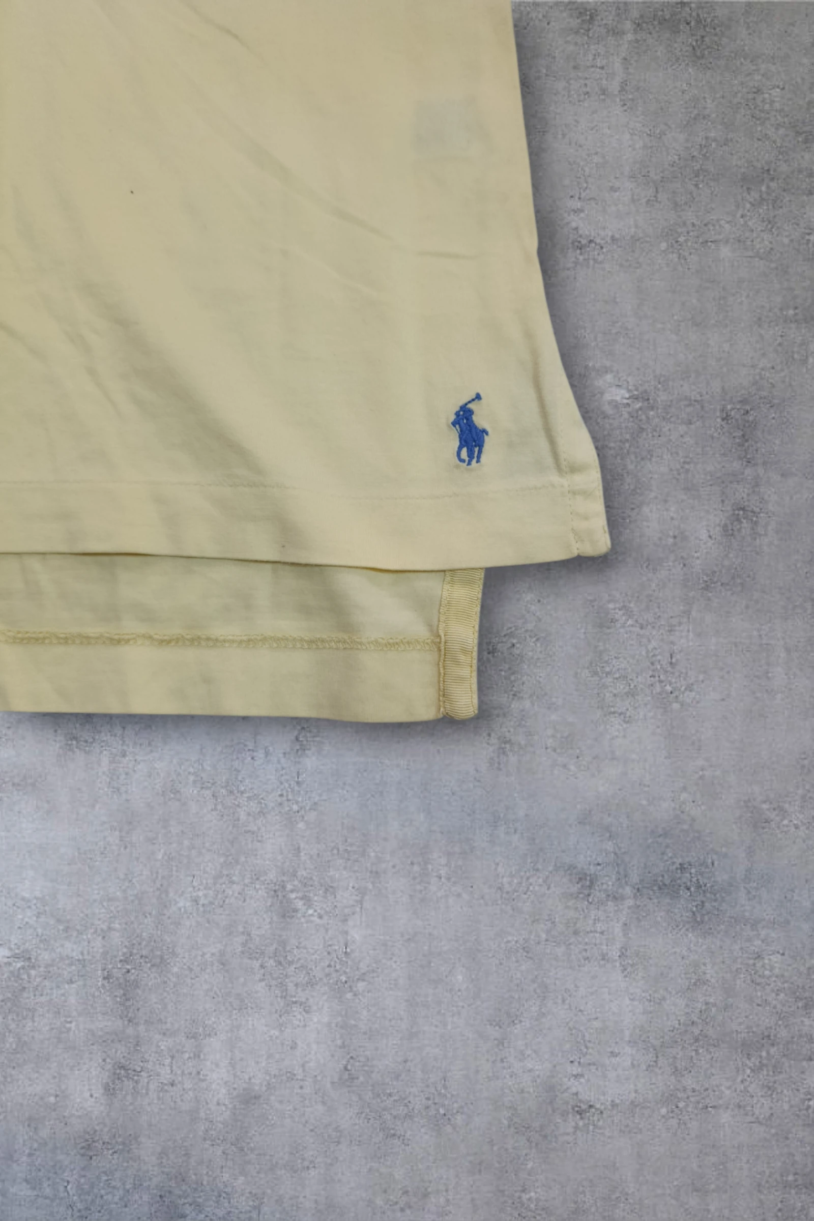 | Polo Ralph Lauren Homem | Cor Amarela | 100% Algodão | Logo Pony Azul | Tamanho XL | – photo 5